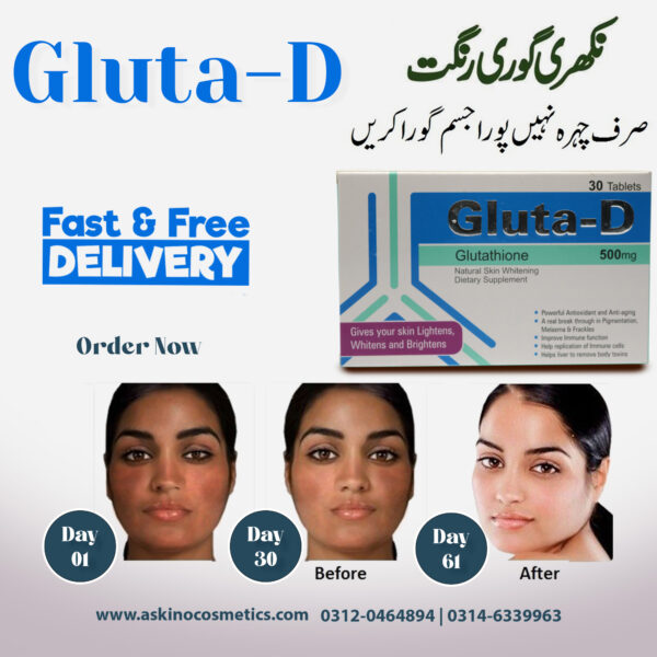 Gluta -D Whitening Capsules / Free Delivery – Askino Cosmetics