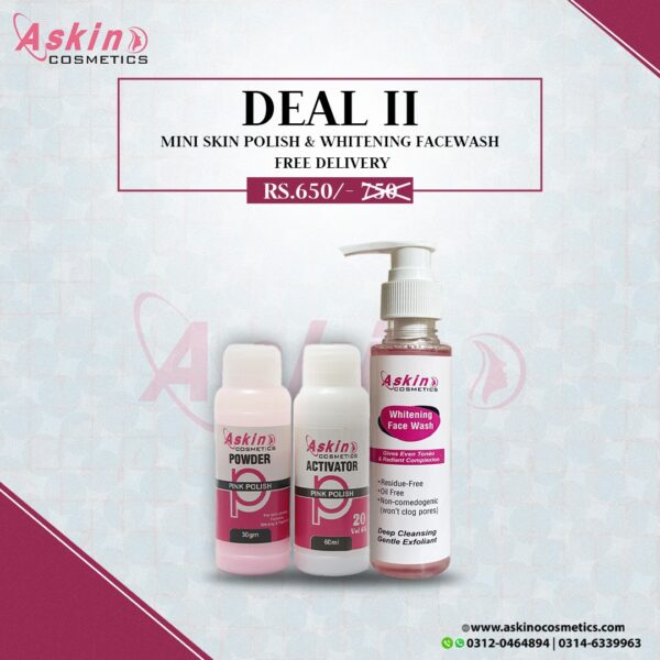 Askino Mini Skin Polish + Facewash / Free Delivery